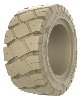 Opona do wózka widłowego QUICK pełna 355/50-15 Biała ROCKSOLID