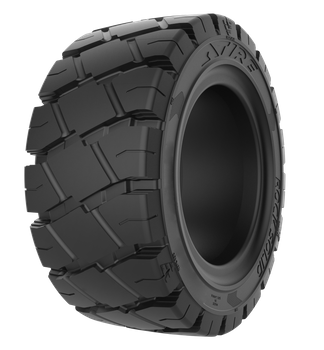 Opona do wózka widłowego QUICK pełna 28 x 9-15 / 8.15 - 15 225/75-15 Czarna ROCKSOLID